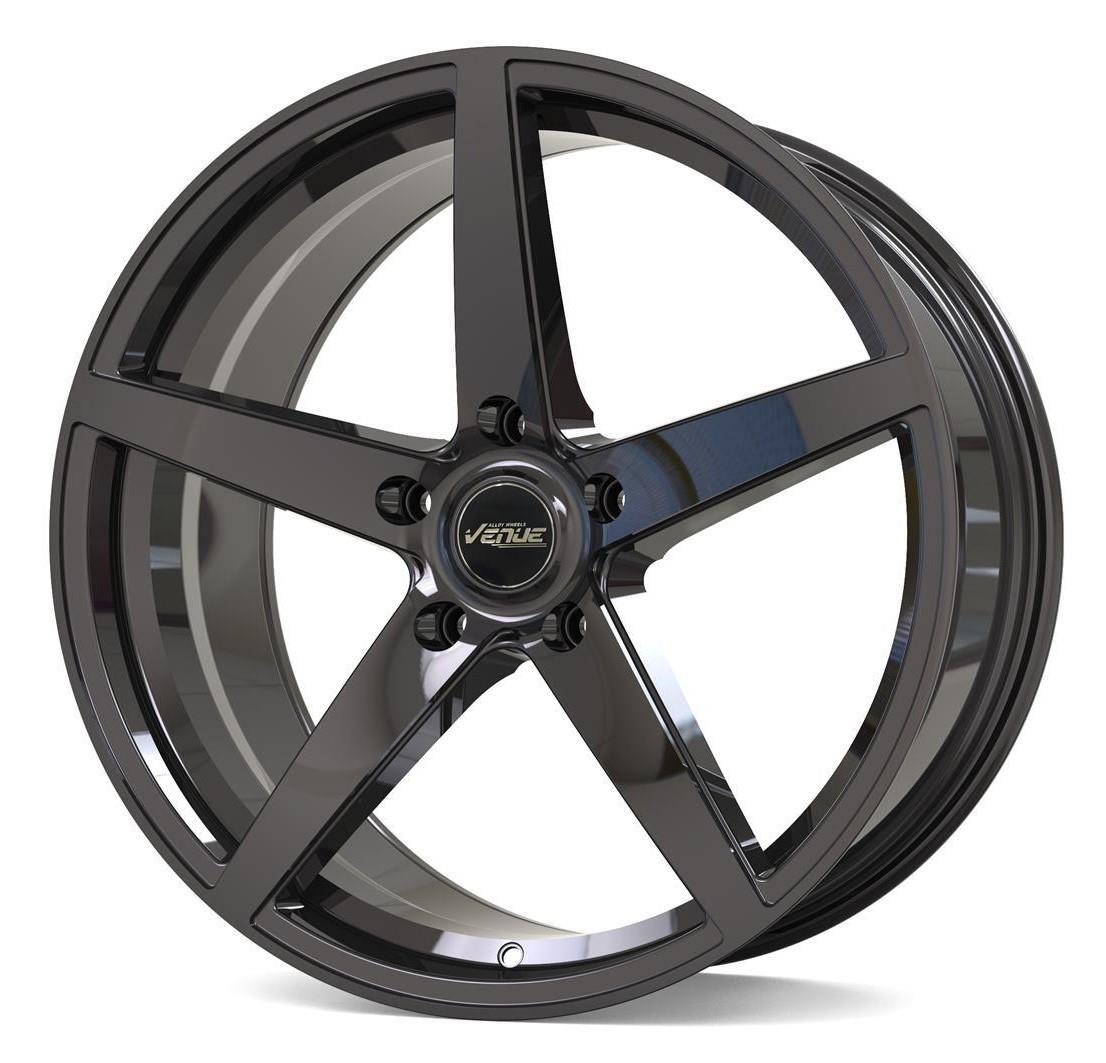 Evo5 Gloss Black 9,5x19 5x120 ET40 CB72.6 60° 900 kg VEVO1995512040726GB