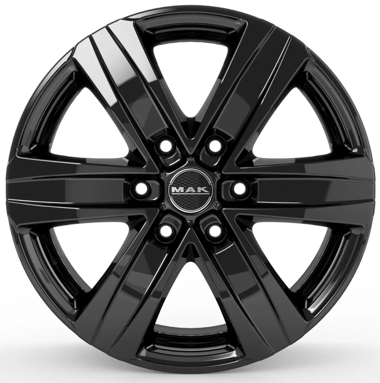 Stone 6 Gloss Black 8x18 6x139.7 ET15 CB106,1 Flat 1215 kg F80806TGB15VH2X
