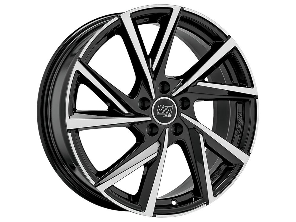 80-5 Gloss Black Full Polished 8x18 5x112 ET40 CB57.1 R13 690 kg W19388006T56
