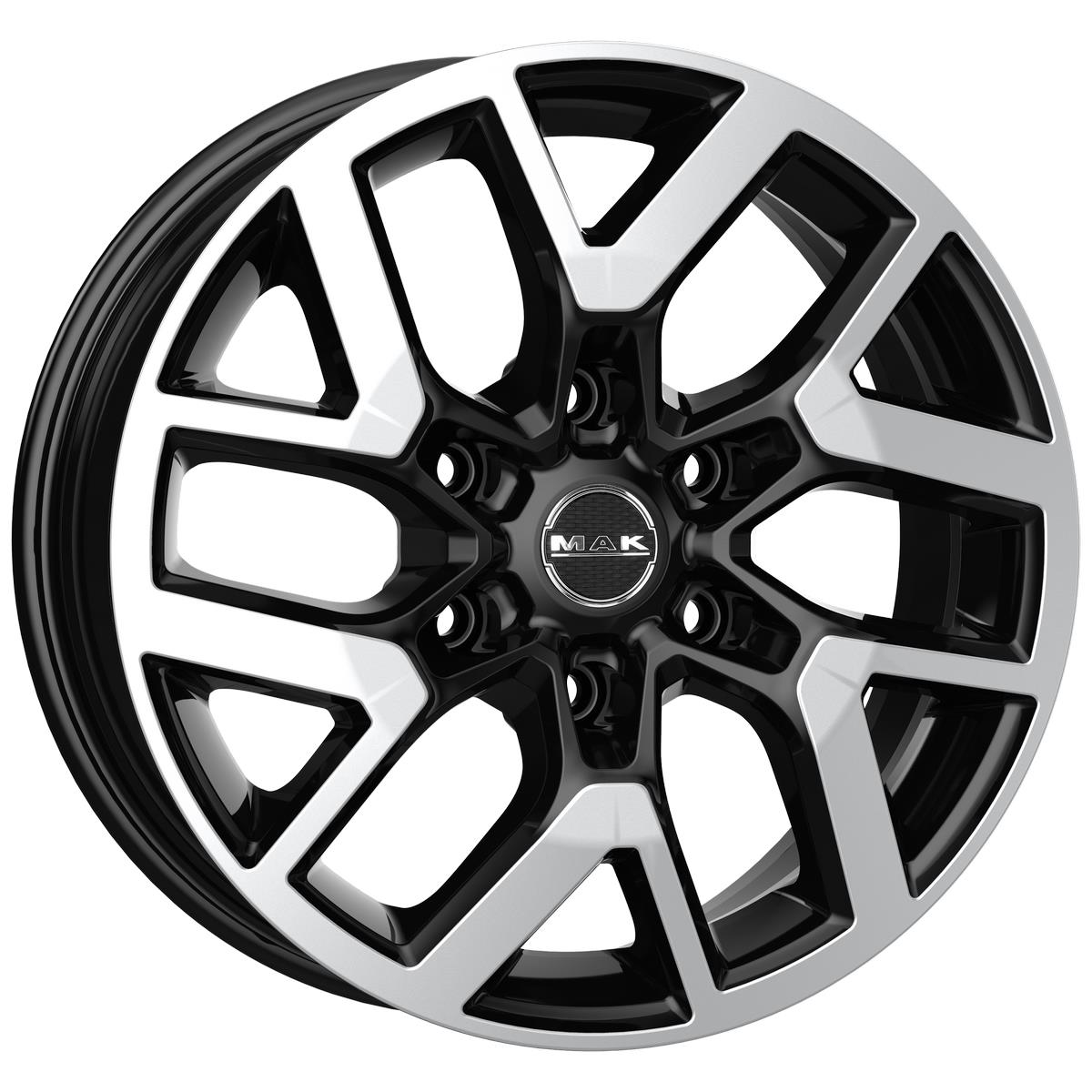 Gravel Black Mirror 7x17 6x120 ET50 CB74,5 60° 1215 kg F7070GRBM50TR
