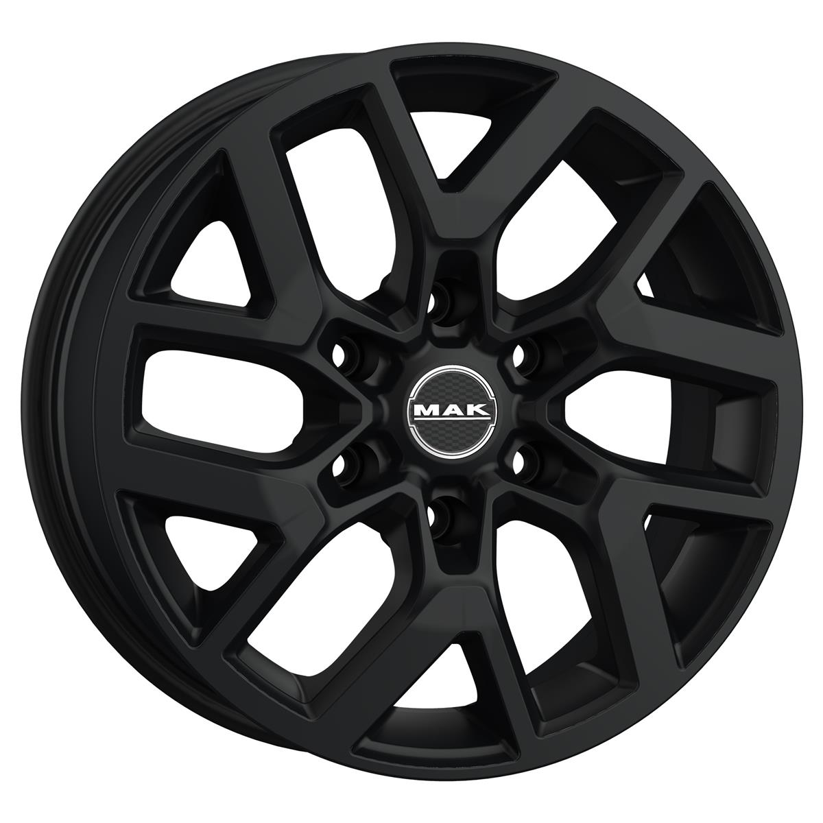 Gravel Matt Black 7,5x17 6x130 ET55 CB84,1 R14 1215 kg F7570GRMB55M5X