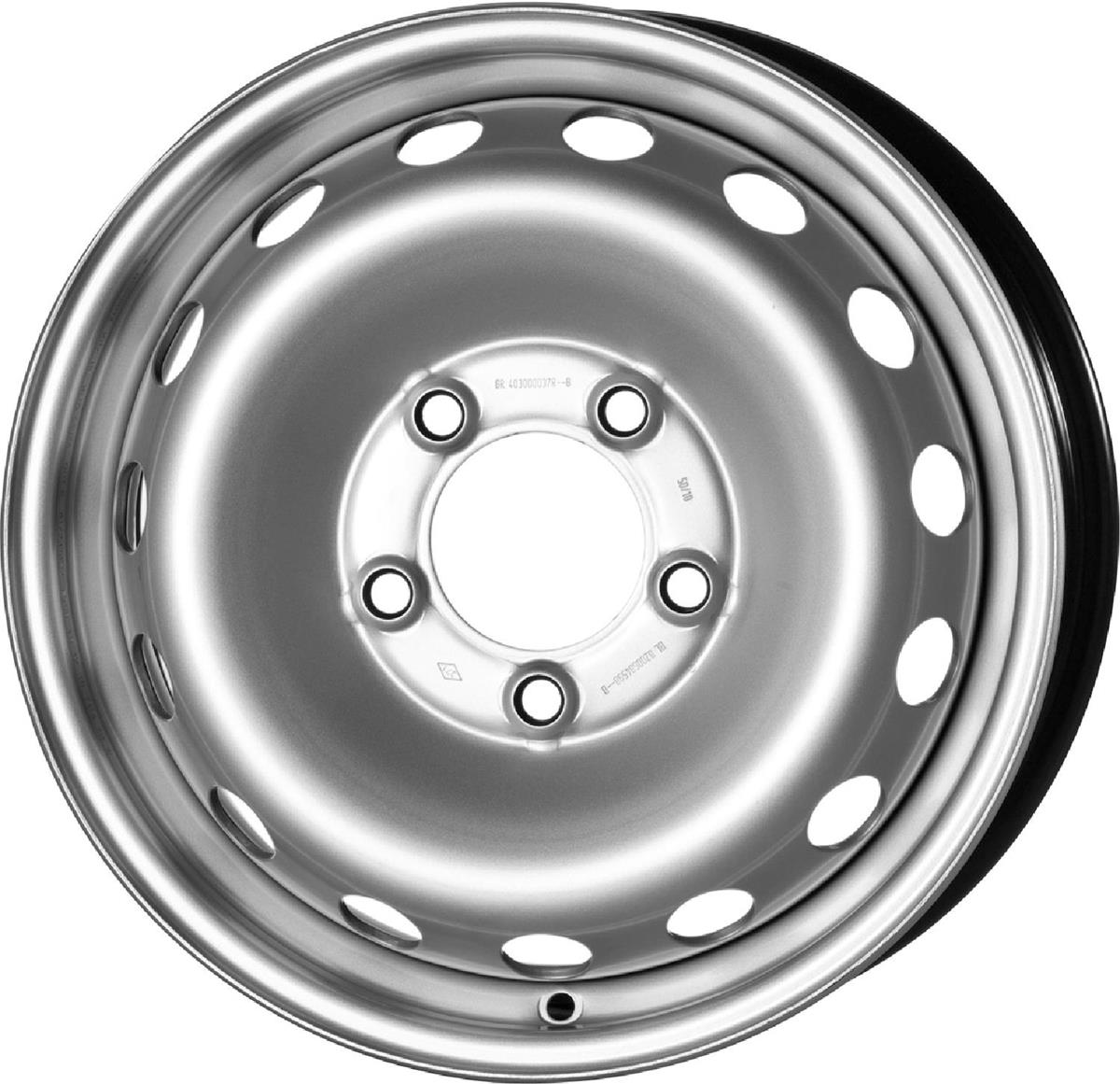 R1-1765 Silver 6,5x16 5x130 ET66 CB89,1 60° 1100 kg R1-1765