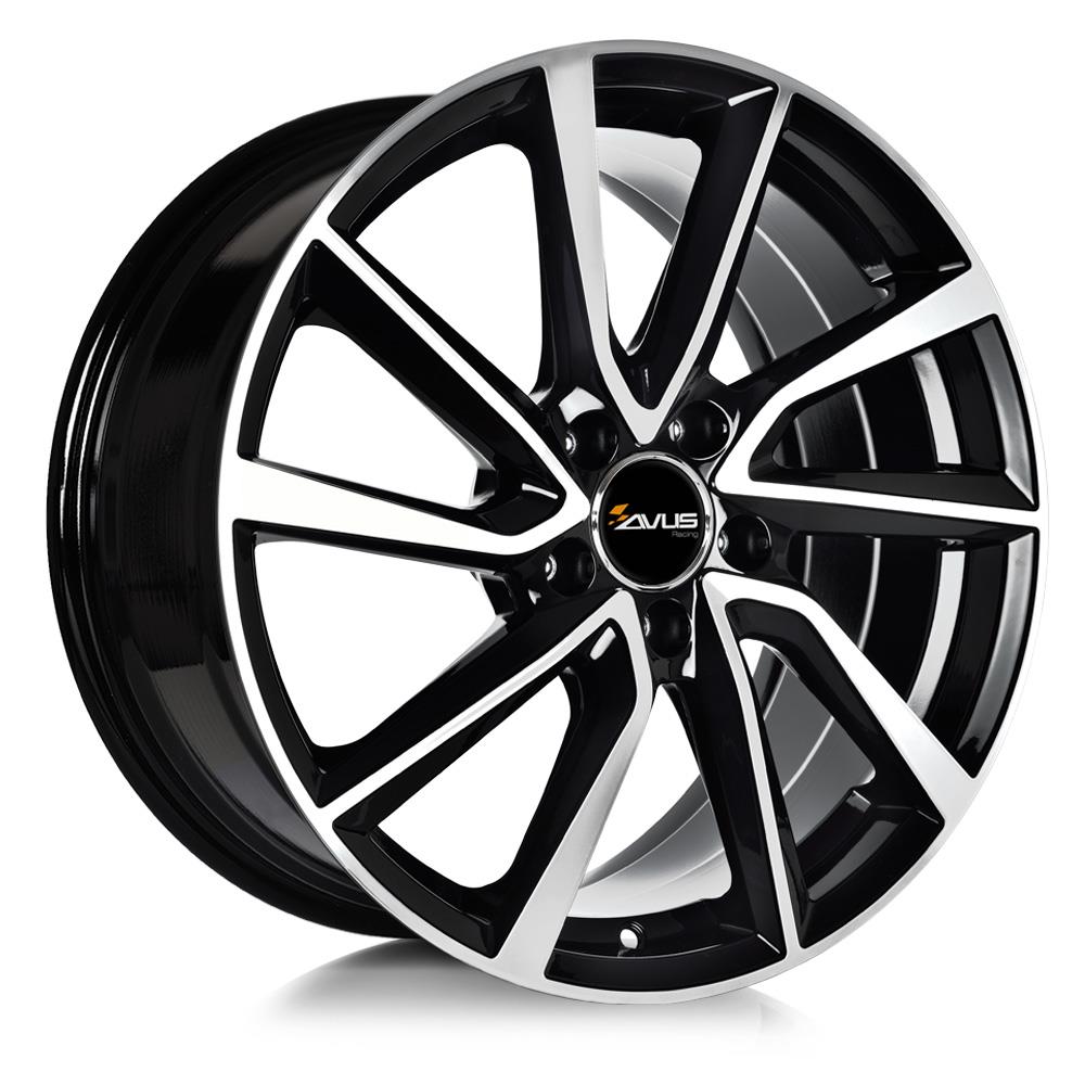 AC-518 Black Polished 8x19 5x112 ET32 CB66.6 R13 750 kg 518080195112032666D0