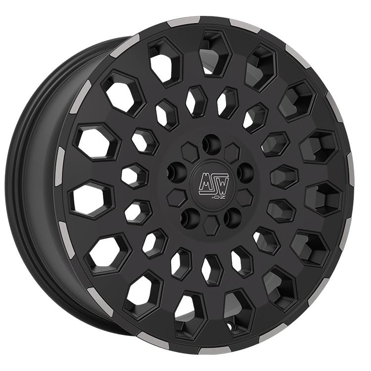 99 VAN Matt Black Lip Polished 8x17 5x127 ET37 CB71,6 60° 875 kg W19424004TO3
