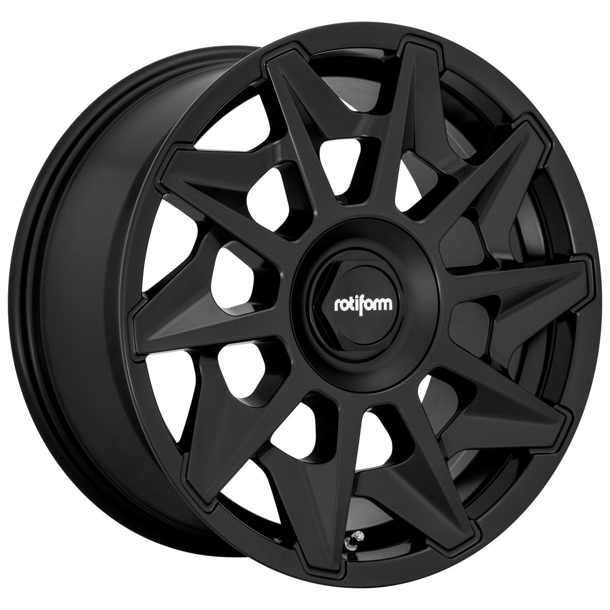 R129 Cvt Matte Black 8,5x20 5x112 ET45 CB72,6 (PCD2: 5x120) 60° 725 kg R1292085F4+45