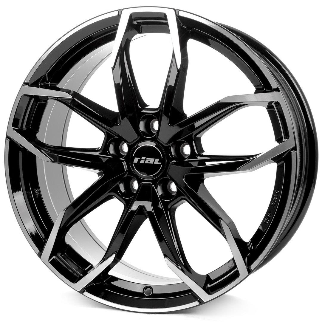 Lucca diamond-black frontpolished 6,5x17 4x108 ET32 CB65,1 Flat 640 kg LUC65732CP13-1