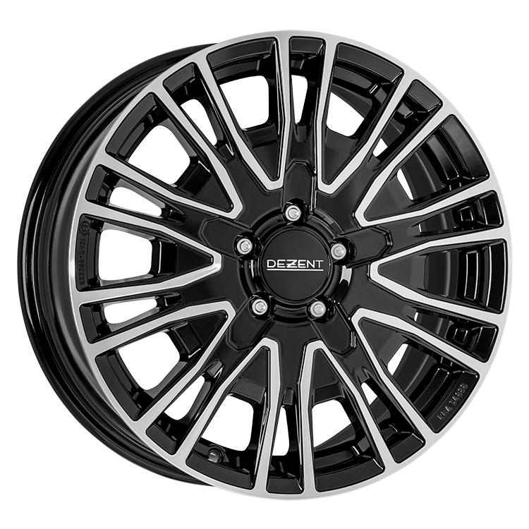 KE dark Black/polished 6,5x16 5x130 ET55 CB78,1 60° 1350 kg TKEZLBP55