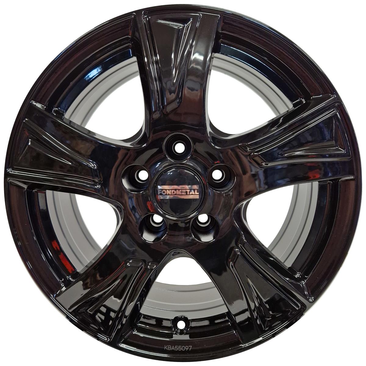 PRO1 Glossy Black 6,5x16 5x108 ET42 CB65,1 Flat 1250 kg RF19446